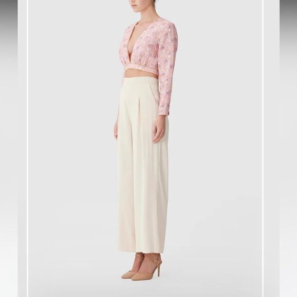 Keepsake the label long sleeve V neck crop top size XS - Picture 5 of 16